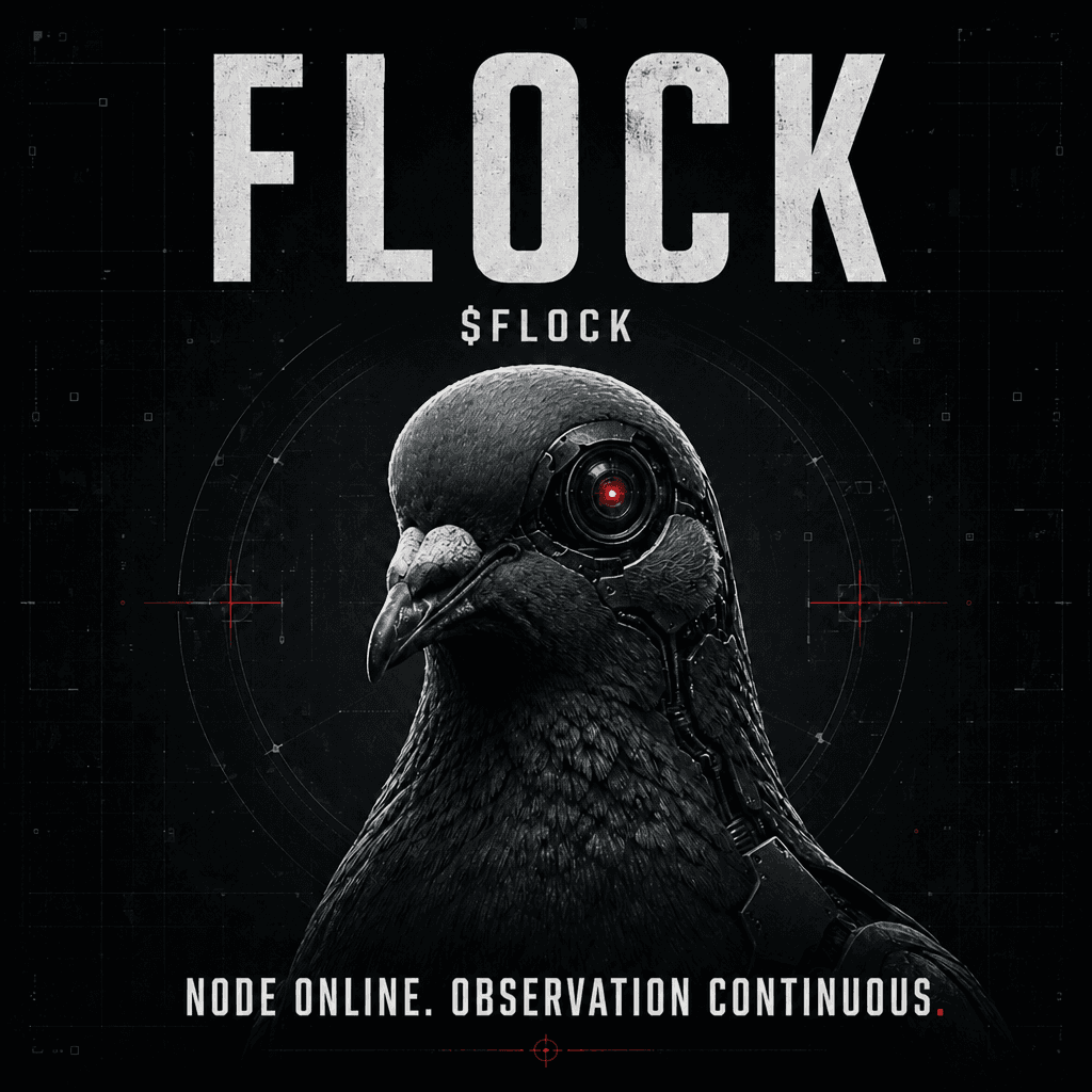 Profile of cybernetic pigeon with mechanical eye